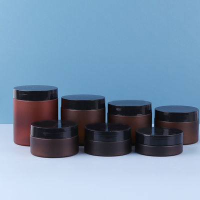 Top Fashion Kitchen Jars Storage Plastic Custom Plastic Jar Packaging Brown Plastic Food Storage Jar with Free Sample