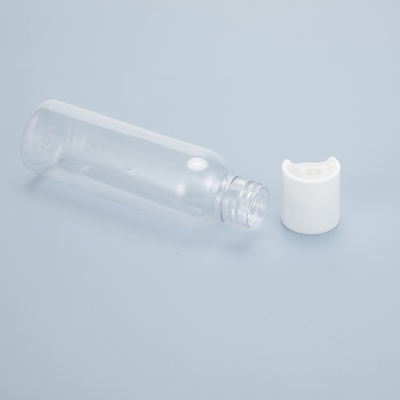 Custom Printed Clear Plastic Screw Top Bottles Dengan Screw Cap