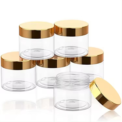 Pot kosmetik plastik cetak khusus dengan gasket yang sensitif terhadap tekanan atau aluminium foil