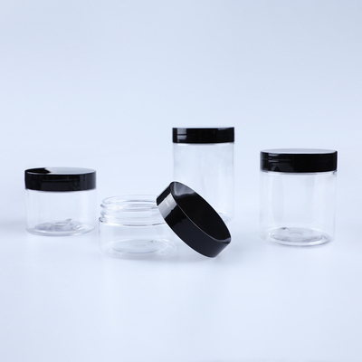 30ml 50ml 100ml 120ml 150ml 200ml 250ml 300ml 500ml Wide Mouth Clear PET Plastik wadah kemasan