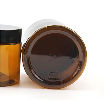 50ml 60ml 100ml 120ml 250ml 400ml 500ml 2oz 3oz 4oz 5oz 6oz 8oz 12oz 16oz Botol Plastik Amber Untuk Krim Kosmetik