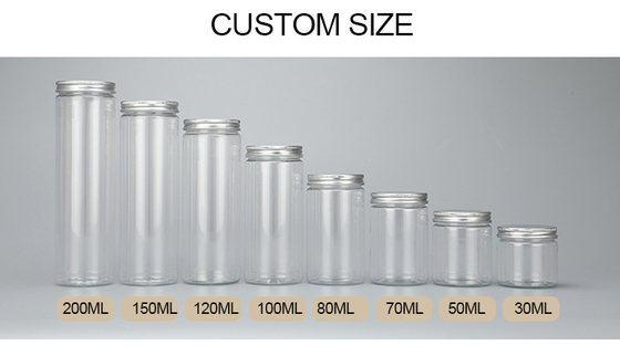 7oz 8oz Kontainer Botol Plastik Jelas Dengan Opsi Kustomisasi