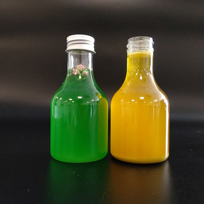 Botol teh susu plastik tahan kebocoran dengan sekrup di tutup