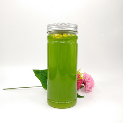 Botol teh susu 0.5kg yang stylish dengan gagang dan sekrup pada tutup yang dapat disesuaikan