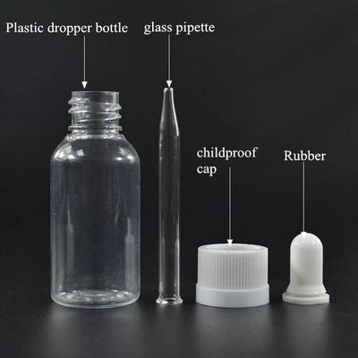 Screw Cap Dropper Untuk Serum Dan Minyak Esensial Dengan Permukaan Langsing
