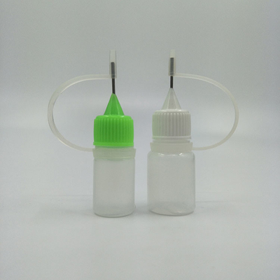 Botol dropper yang jelas dengan tutup sekrup untuk mendistribusikan cairan
