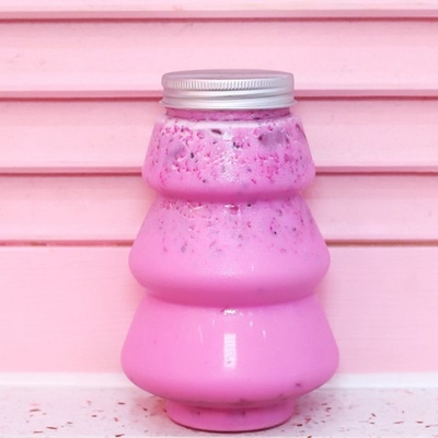 8oz 12oz 16oz Bottle Plastik Juicer Bulat Pengemasan Untuk Minuman Dengan Tutup Sekrup Baru Kosong Pet Botol