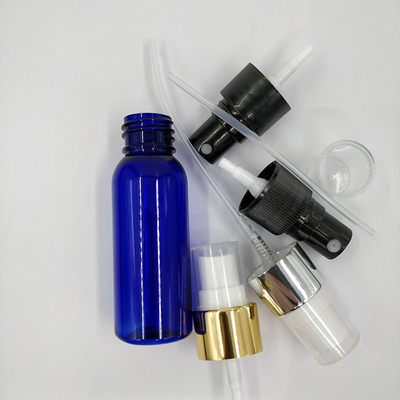 Botol Semprotan Plastik PET Liat Bulat Lancar