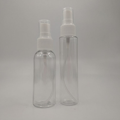 Botol Semprotan PET Transparan Dengan Desain Bulat Klasik yang Lancar