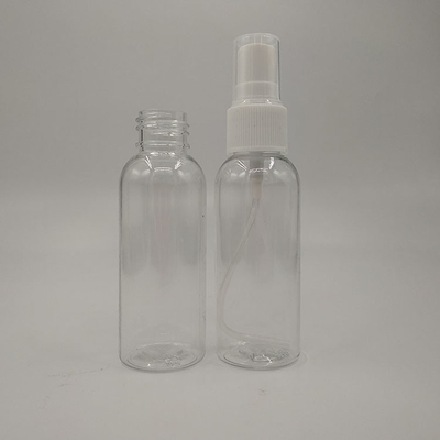Botol Semprotan PET Transparan Dengan Desain Bulat Klasik yang Lancar
