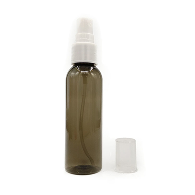 Botol Semprotan Plastik PET Bulat dan Jelas yang awet untuk Perjalanan dan Kosmetik