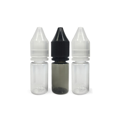 18mm Ukuran leher Custom Logo PET Screen Cetak Botol Kecil Untuk Cairan 100ml