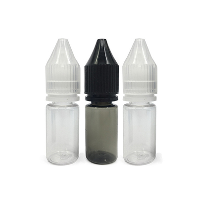 18mm Ukuran leher Custom Logo PET Screen Cetak Botol Kecil Untuk Cairan 100ml