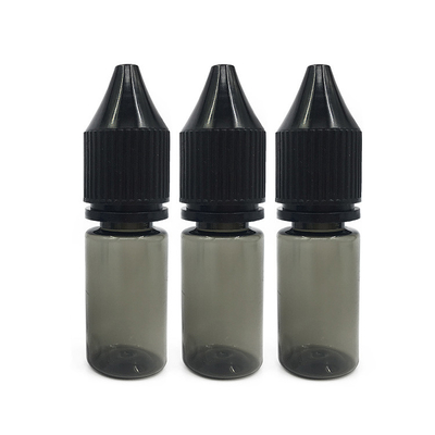 18mm Ukuran leher Custom Logo PET Screen Cetak Botol Kecil Untuk Cairan 100ml