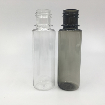 Botol cair dengan tutup sekrup transparan dengan cetakan logo khusus