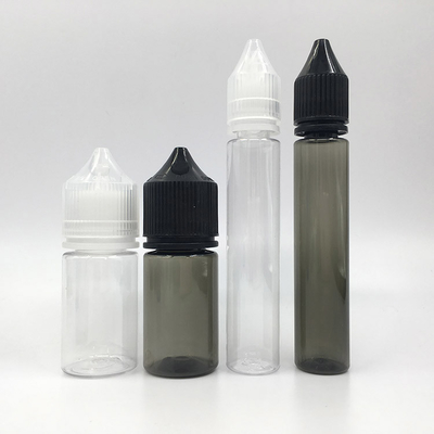 Botol Cairan PET E Bulat Jelas dengan Tutup Sekrup dalam Warna Cetak Khusus