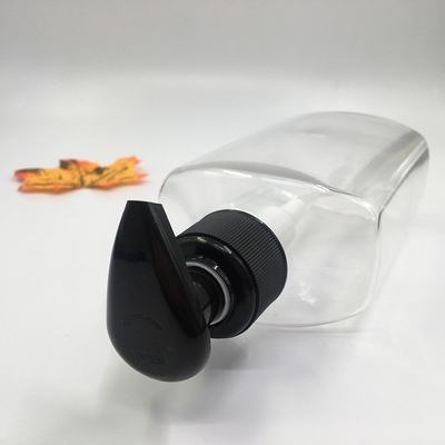 Pink 25,7g Custom Cosmetic Packaging PET Pump Bottle Dengan Screw Cap