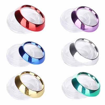 Kontainer Kosmetik Bulat Transparan 30ml Botol PP dengan Desain Permukaan Disesuaikan