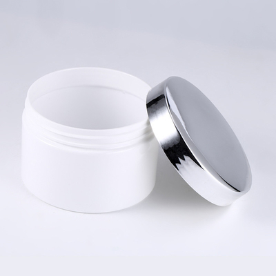 Botol kosmetik plastik bening dengan tekanan sensitif atau segel foil untuk salep dan krim