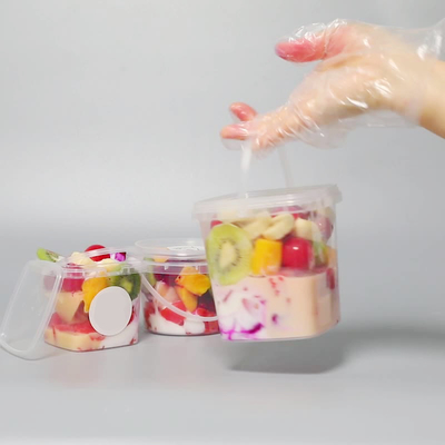 0.5kg Botol air susu dan teh plastik transparan