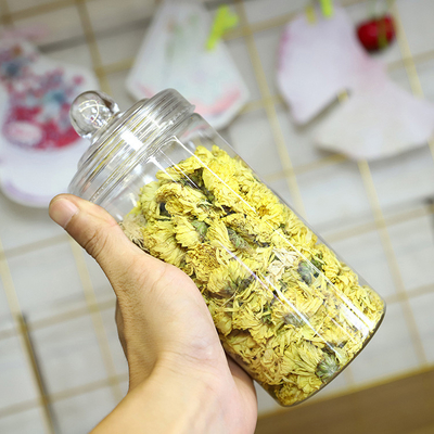 Kontainer plastik cetak khusus / Kontainer toples plastik dengan segel aluminium foil