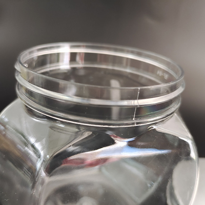 8oz Botol plastik tahan lama dengan aluminium foil dan label khusus untuk penyimpanan makanan