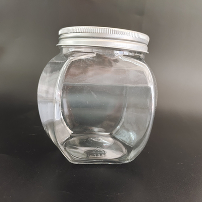 8oz Botol plastik tahan lama dengan aluminium foil dan label khusus untuk penyimpanan makanan