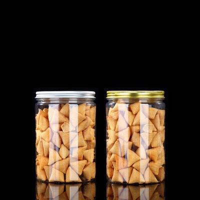 Recommended Plastik Besar Bumbu Jar Cookie Plastik Jar Transparan Plastik Jar Gold Tutup dengan Custom Label Pribadi