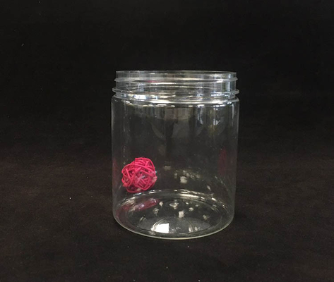 Botol Plastik Bottom Transparent Bulat dengan Penutup Sensitif Tekanan (3oz-8oz)