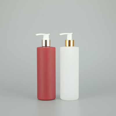 Pink/Kustomisasi 47mm Round Screw Cap Silk screening Printing PET Pump Bottle Untuk Kosmetik