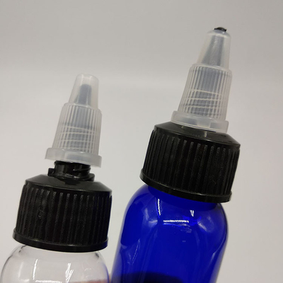 100ml Plastik Screw Top Jars Dengan Panel Label Disesuaikan Dan Tipe Penutup