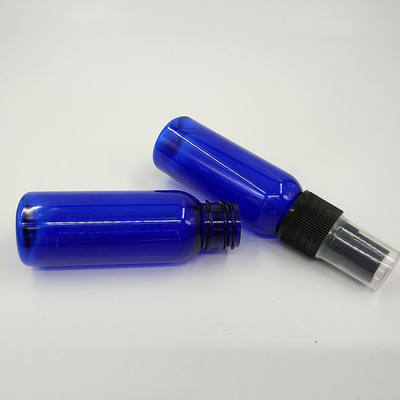 47mm Botol PET Bulat Dengan Pump Dispenser Screw Cap Untuk Cairan Kosmetik
