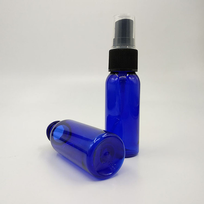47mm Botol PET Bulat Dengan Pump Dispenser Screw Cap Untuk Cairan Kosmetik