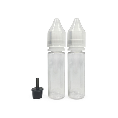 Botol Plastik 18mm Tutup Sekrup leher untuk E Liquid