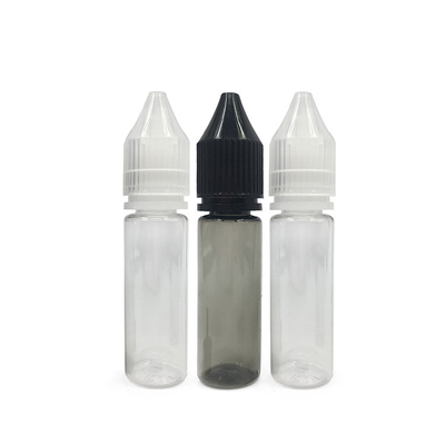 15ml Botol Plastik PET Transparan yang Aman untuk Anak Untuk E Liquid