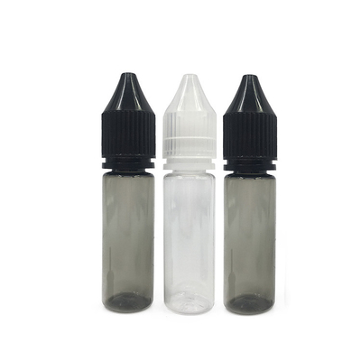 15ml Botol Plastik PET Transparan yang Aman untuk Anak Untuk E Liquid