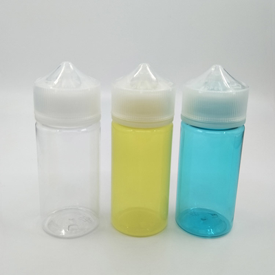 Botol Cairan PET E Bentuk Bulat Transparan Disesuaikan Dengan Tutup Sekrup Tahan Anak Kapasitas 30ml