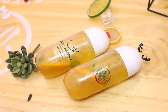 Botol teh susu plastik tahan kebocoran dengan sekrup di tutup dan pegangan
