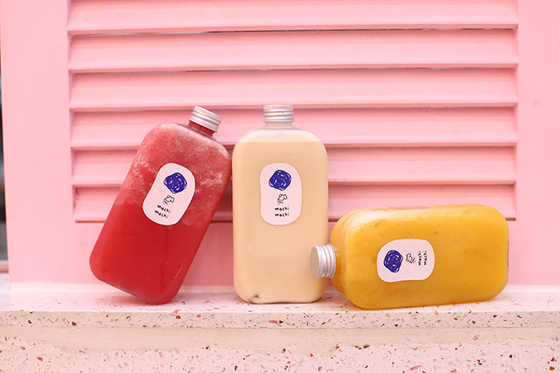 Botol penyimpanan teh susu modern dengan sekrup di tutup 0,5 kg