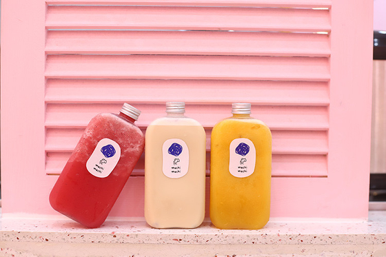 Botol penyimpanan teh susu modern dengan sekrup di tutup 0,5 kg