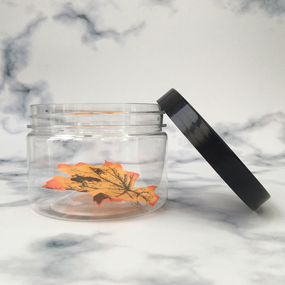 Kontainer Botol Plastik Jelas yang Bisa Disesuaikan Dengan Tutup Aluminium Untuk Kapasitas 2-8oz