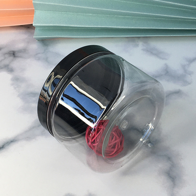 Kontainer Botol Plastik Jelas yang Bisa Disesuaikan Dengan Tutup Aluminium Untuk Kapasitas 2-8oz