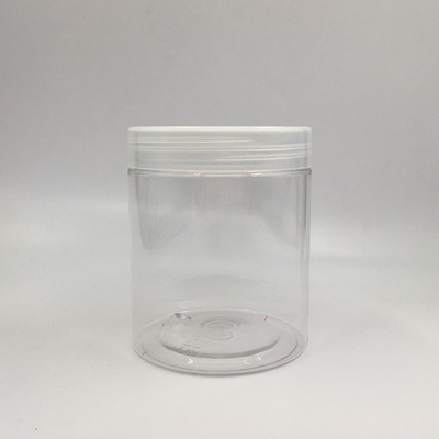 Kontainer Botol Plastik Transparan yang Disesuaikan Dengan Logo Dan Segel Foil
