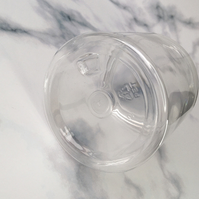 Kontainer Botol Plastik Transparan yang Disesuaikan Dengan Logo Dan Segel Foil