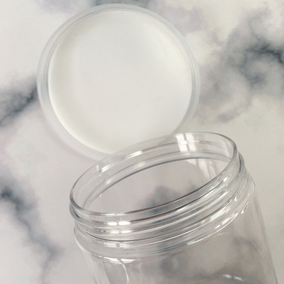 Kontainer Botol Plastik Transparan yang Disesuaikan Dengan Logo Dan Segel Foil