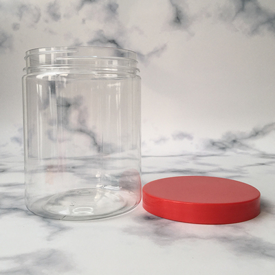 Botol plastik bulat dengan tutup 2oz 3oz 4oz 5oz
