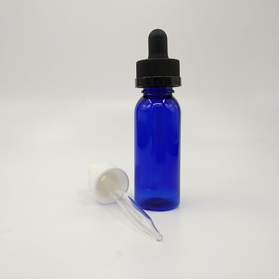 Botol dropper plastik 10ml-120ml dengan permukaan halus dan tutup sekrup