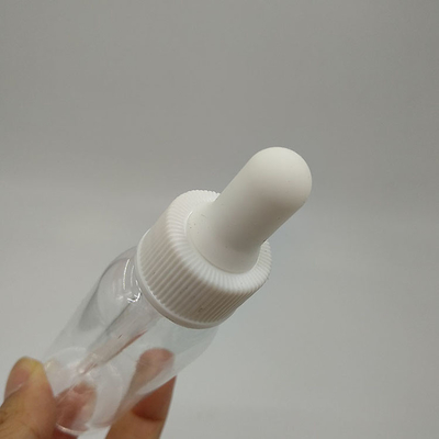 Botol dropper plastik 10ml-120ml dengan permukaan halus dan tutup sekrup