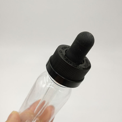 Permukaan halus Sesuaikan Botol Dropper Kaca Cetak Untuk Minyak Esensial