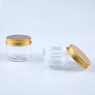 Kontainer Kosmetik Plastik Jelas Disesuaikan Dengan Logo Opsional